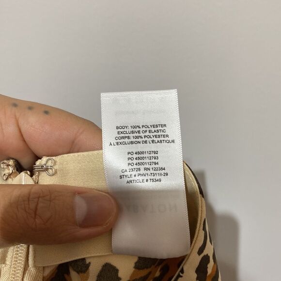 NWT Aritzia Babaton Slip Leopard Print Midi Skirt - Picture 4 of 4